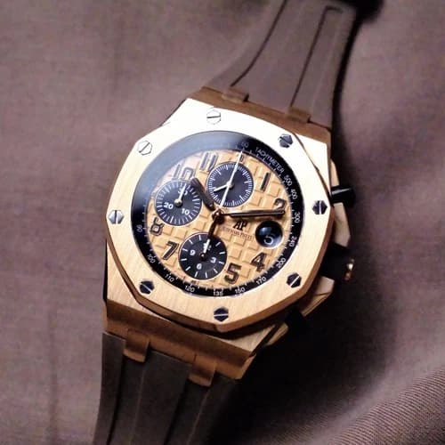 Audemars Piguet Royal Oak Offshore Selfwinding Chronograph 43 Rose Gold — 26420RO