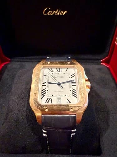 Cartier Santos de Cartier Large Rose Gold (strap) — WGSA0019