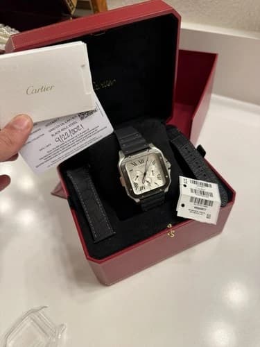 Cartier Santos de Cartier Chronograph XL — WSSA0017