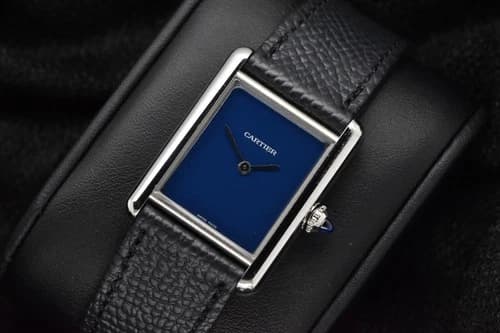 Cartier Tank Must Large Blue Dial — WSTA0055